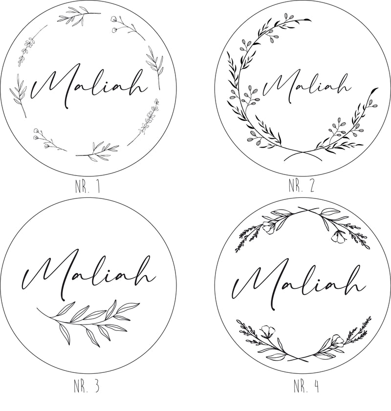 Holzschild | Personalisiert | MAKRAMEE | Auswahl | Haarspangen | Hochzeit
