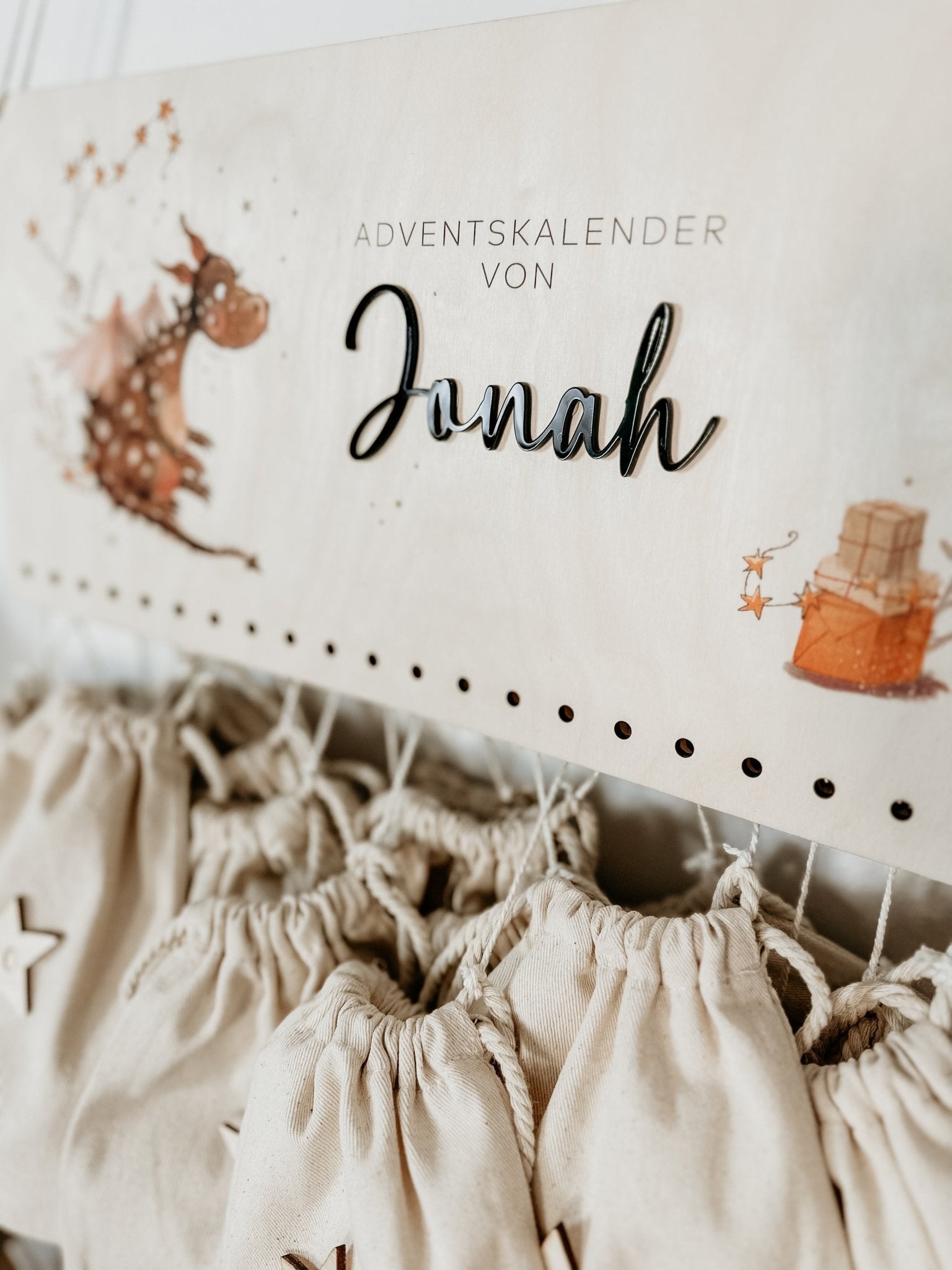 Adventskalender Personalisiert – Drache - lyllevenn