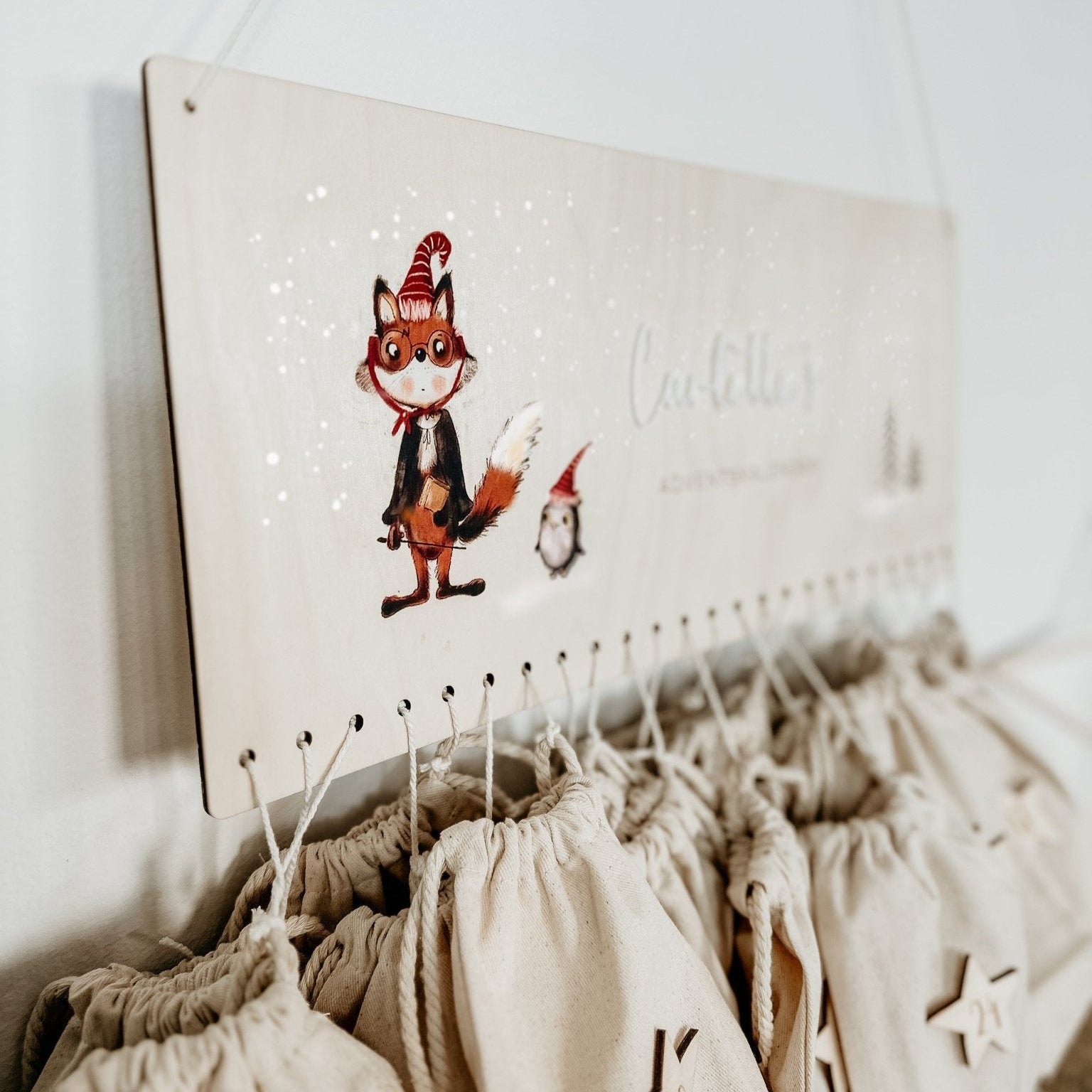 Adventskalender Personalisiert – Fuchs - lyllevenn