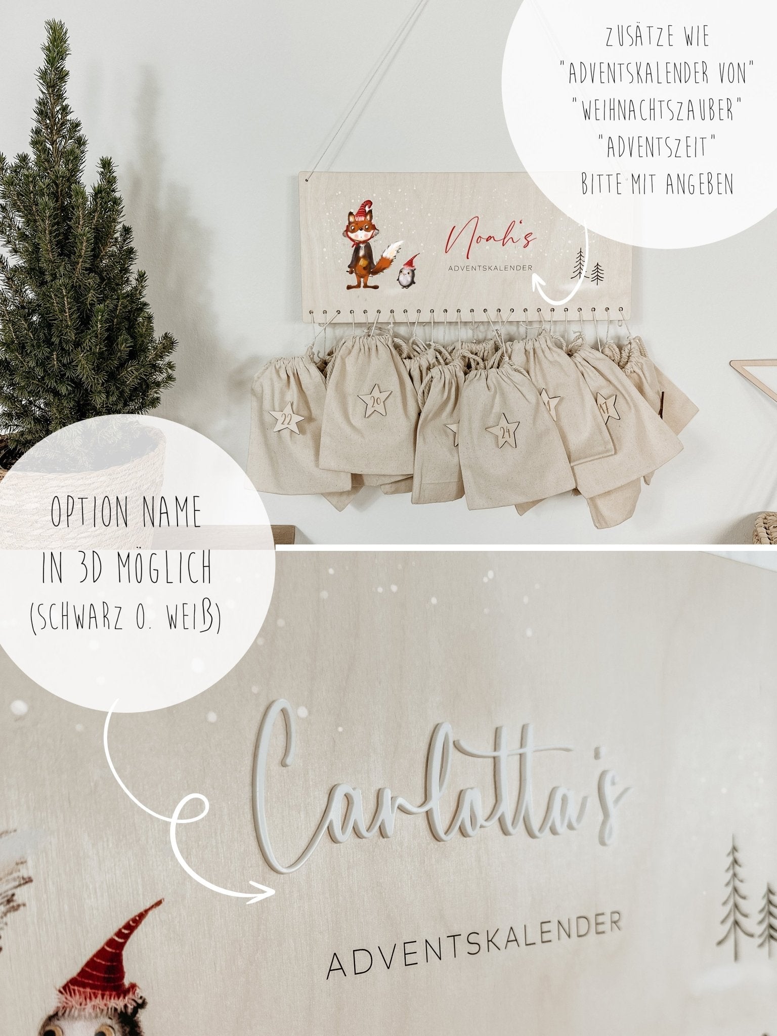 Adventskalender Personalisiert – Fuchs - lyllevenn