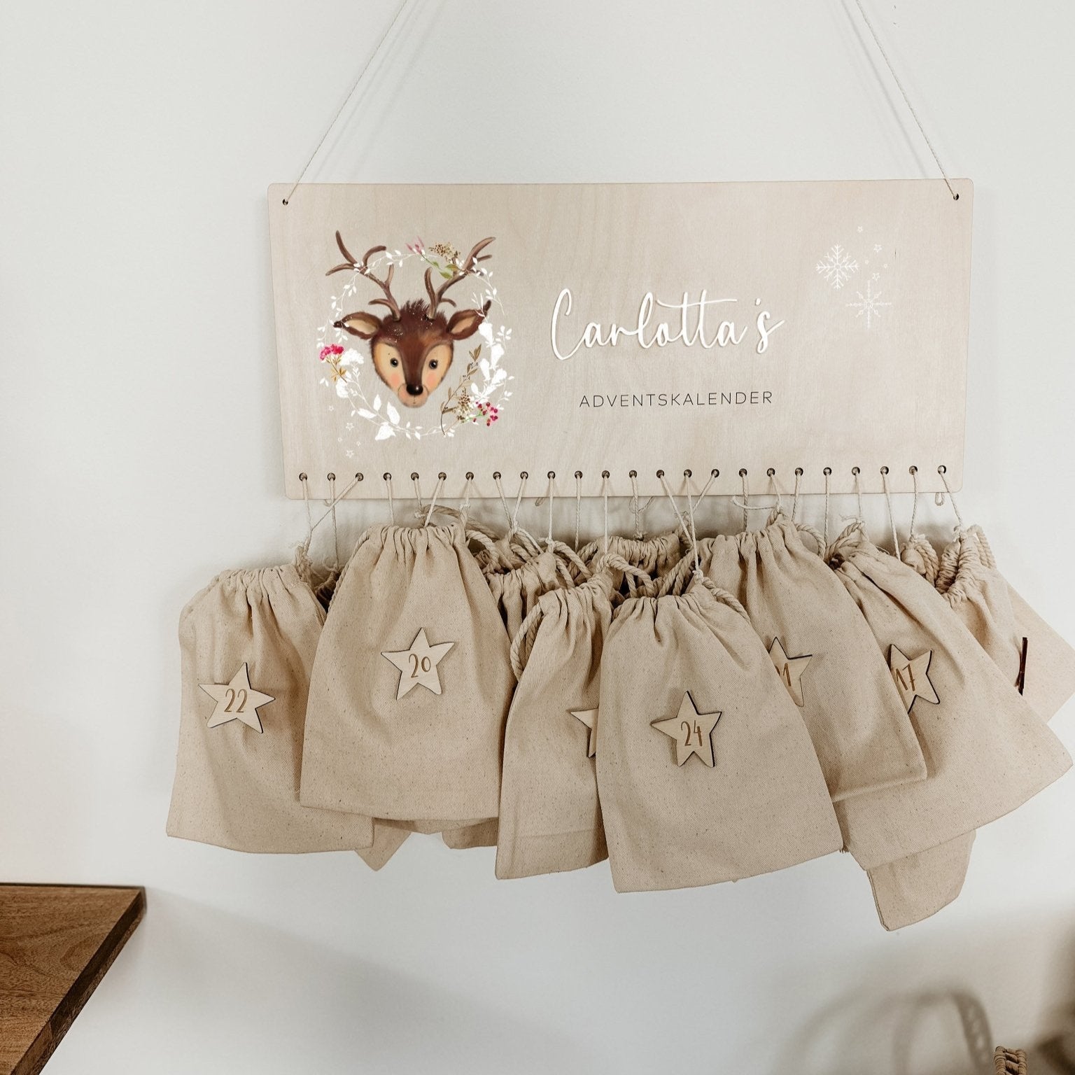 Adventskalender Personalisiert – Rehkitz - lyllevenn