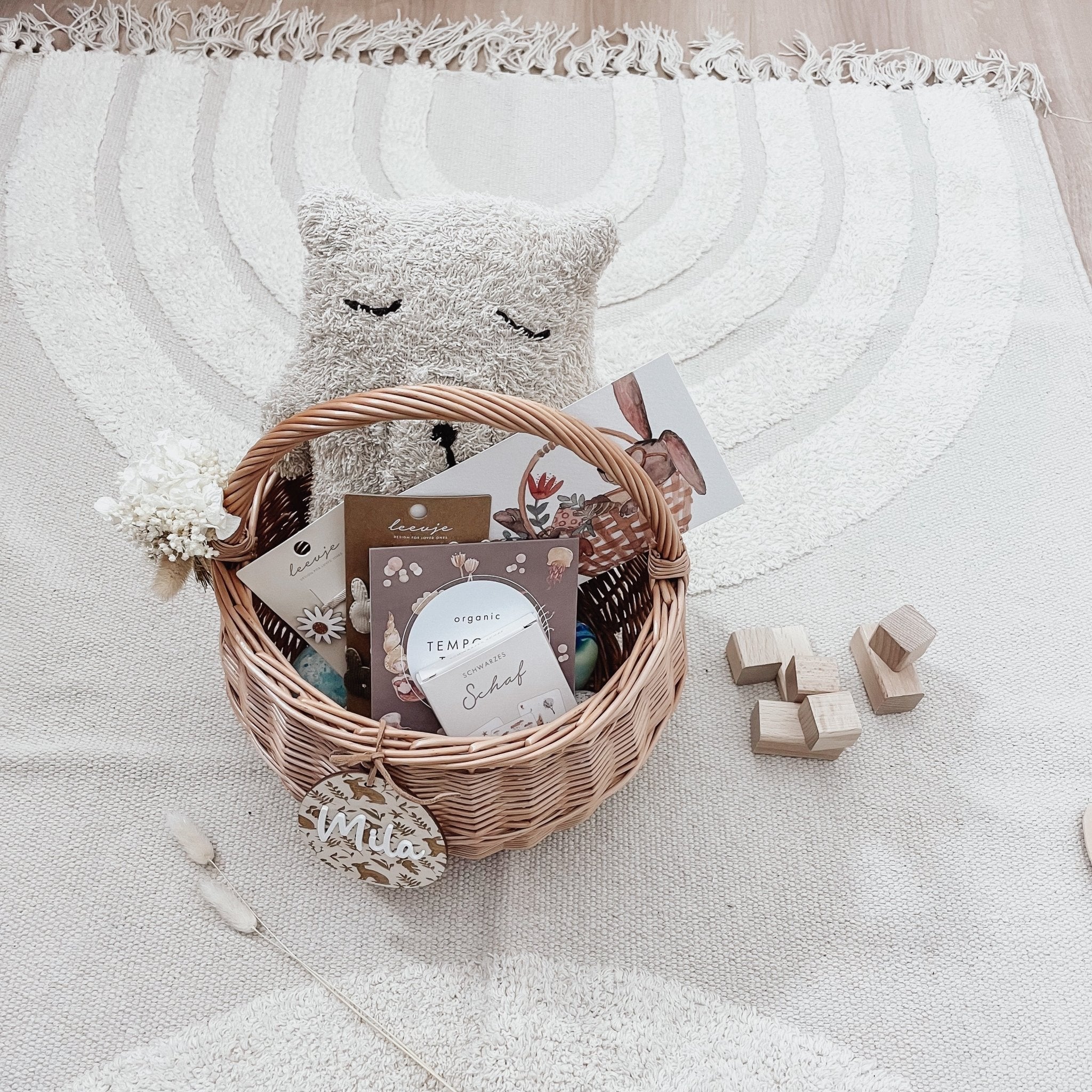 Bolero Weidenkörbchen - mit Trockenblumen - lyllevenn