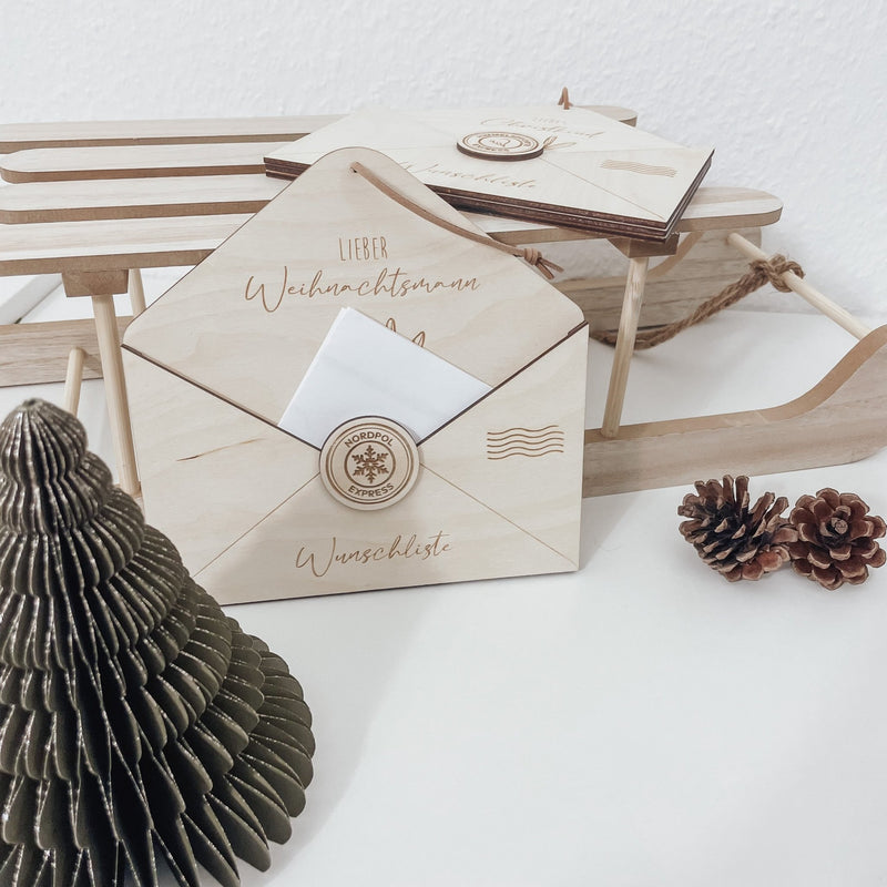 Brief ans Christkind | Weihnachtsmann | BRIEFUMSCHLAG - lyllevenn-store