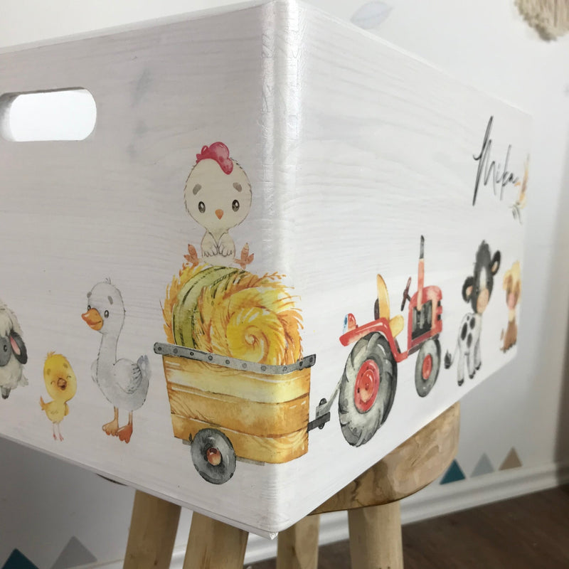 Bücher-, Spielzeugkisten weiß I DESIGN - lyllevenn-store