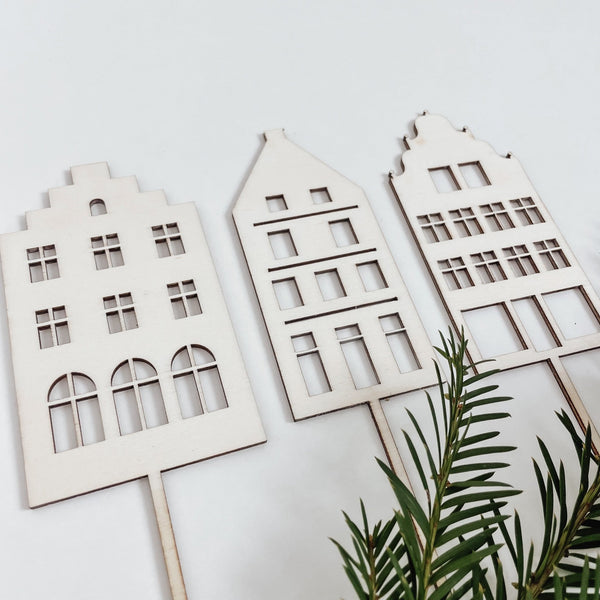 Caketopper | Altstadt | Kuchenstecker – GRACHTENHÄUSER - lyllevenn-store