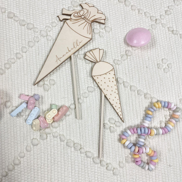 Caketopper | Einschulung | Tortenstecker – SCHULTÜTEN - lyllevenn-store