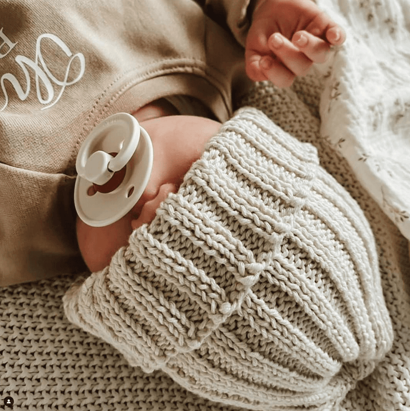 Casual Beanie | Skandinavisch | Babykleidung – STRICKMÜTZE - lyllevenn-store