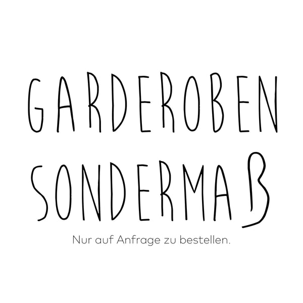 Garderobe | Sondermaß | Hakenleiste | personalisierbar - lyllevenn-store