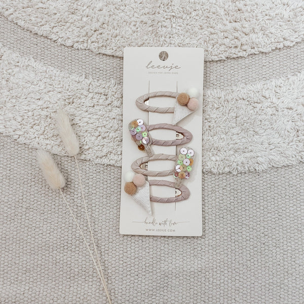 Haarspangen | Haarclips | Summer Vibes - ICE CREAM - lyllevenn-store