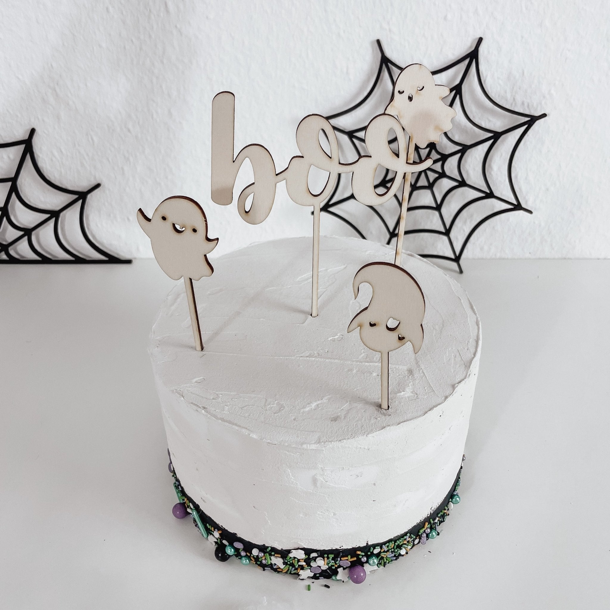 Halloween Caketopper | Kuchenstecker | Dekoration - BOO - lyllevenn-store
