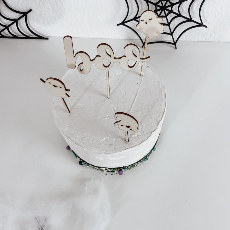 Halloween Caketopper | Kuchenstecker | Dekoration - BOO - lyllevenn-store