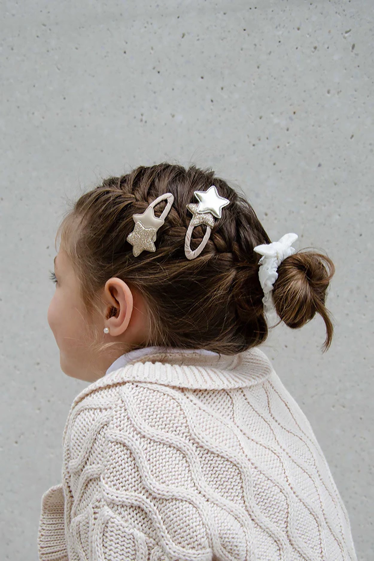 Kinder Haarspangen | festlich | Glitzersterne Duo-Star - lyllevenn-store