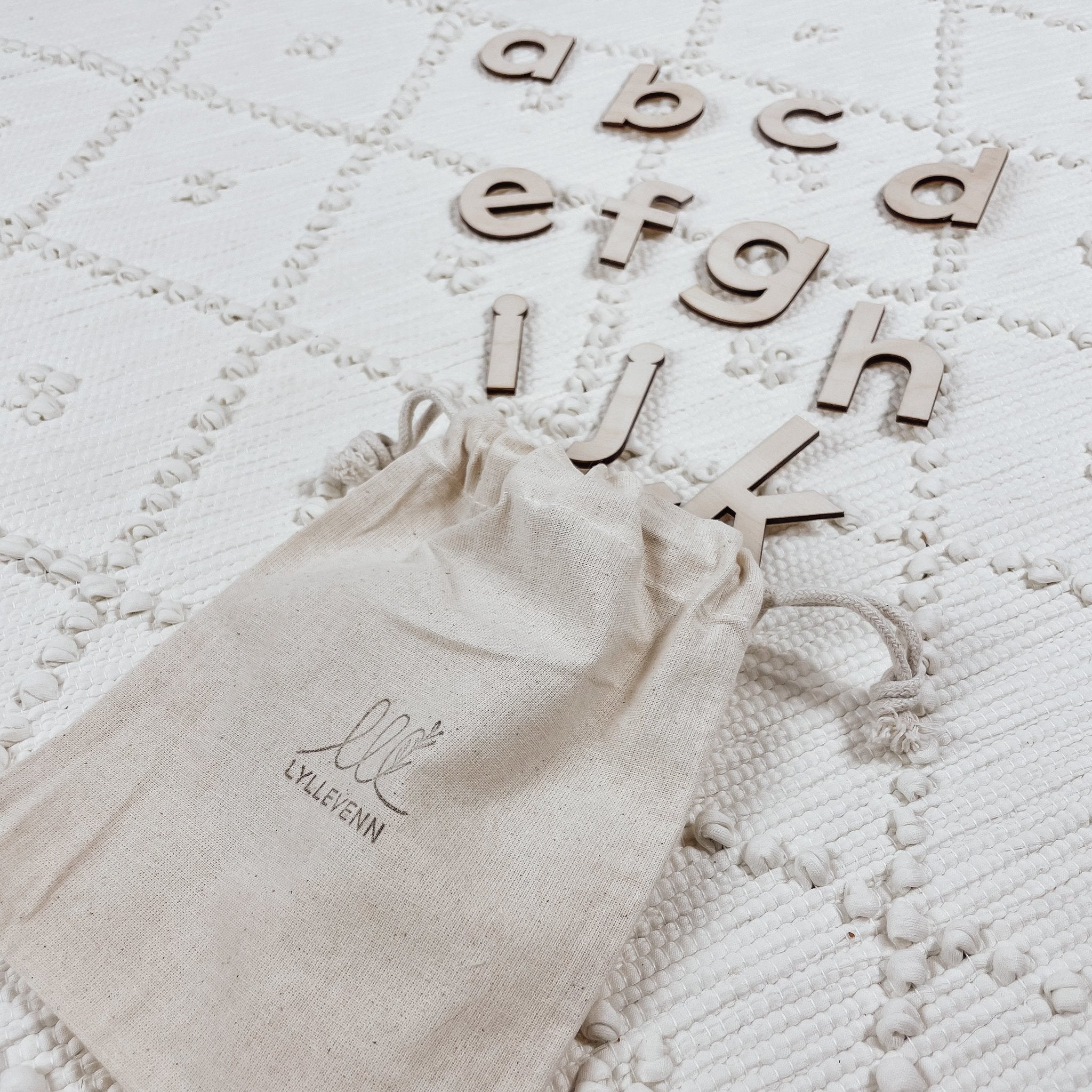 Legespiel Holz - abc - lyllevenn