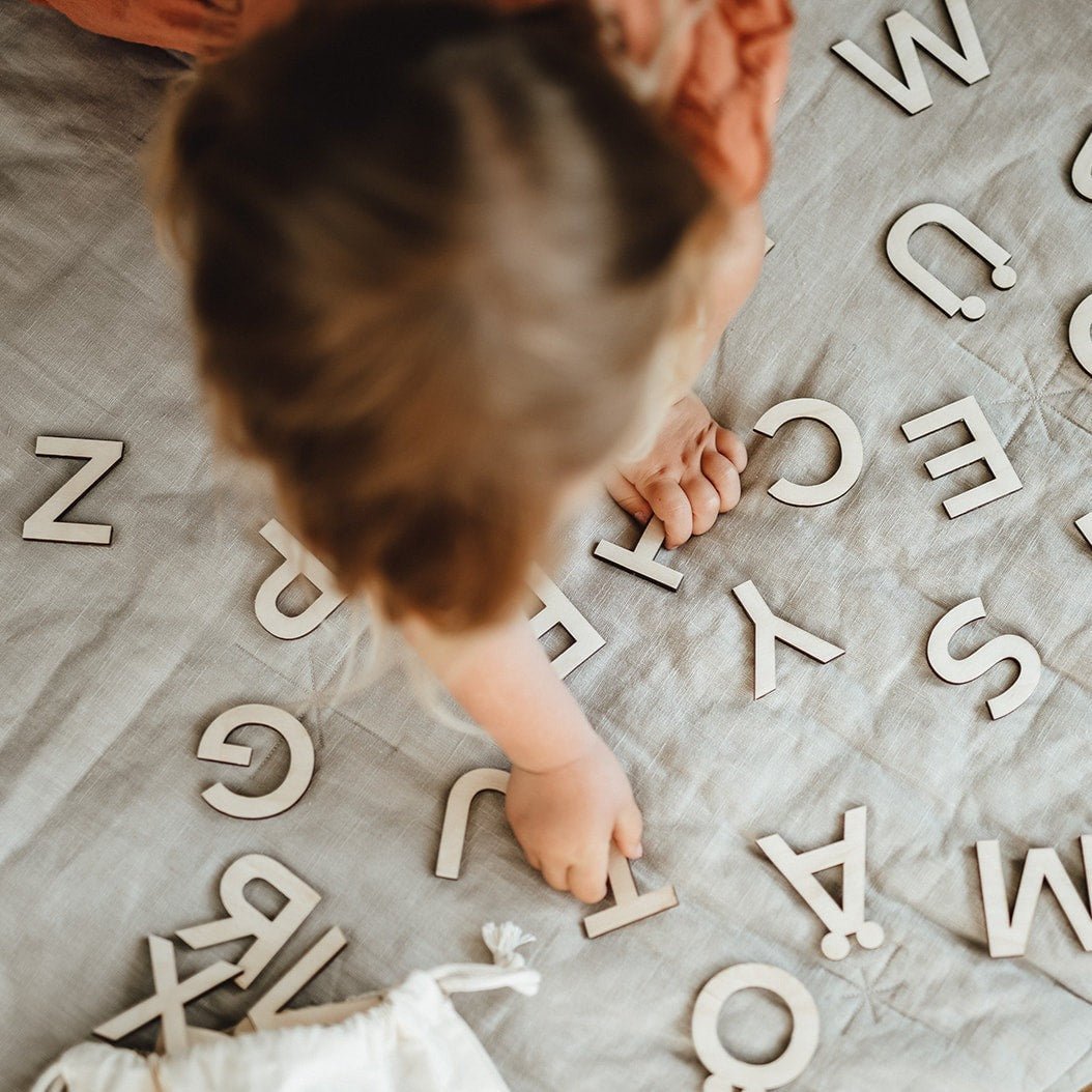 Lernspiel | Holz | Großbuchstaben I ABC - lyllevenn