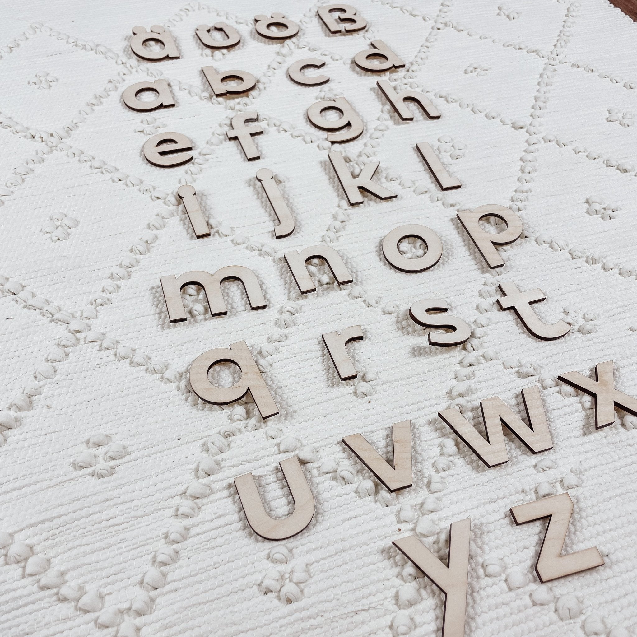 Lernspiel Set, Groß, - und Kleinbuchstaben I AaBbCc - lyllevenn