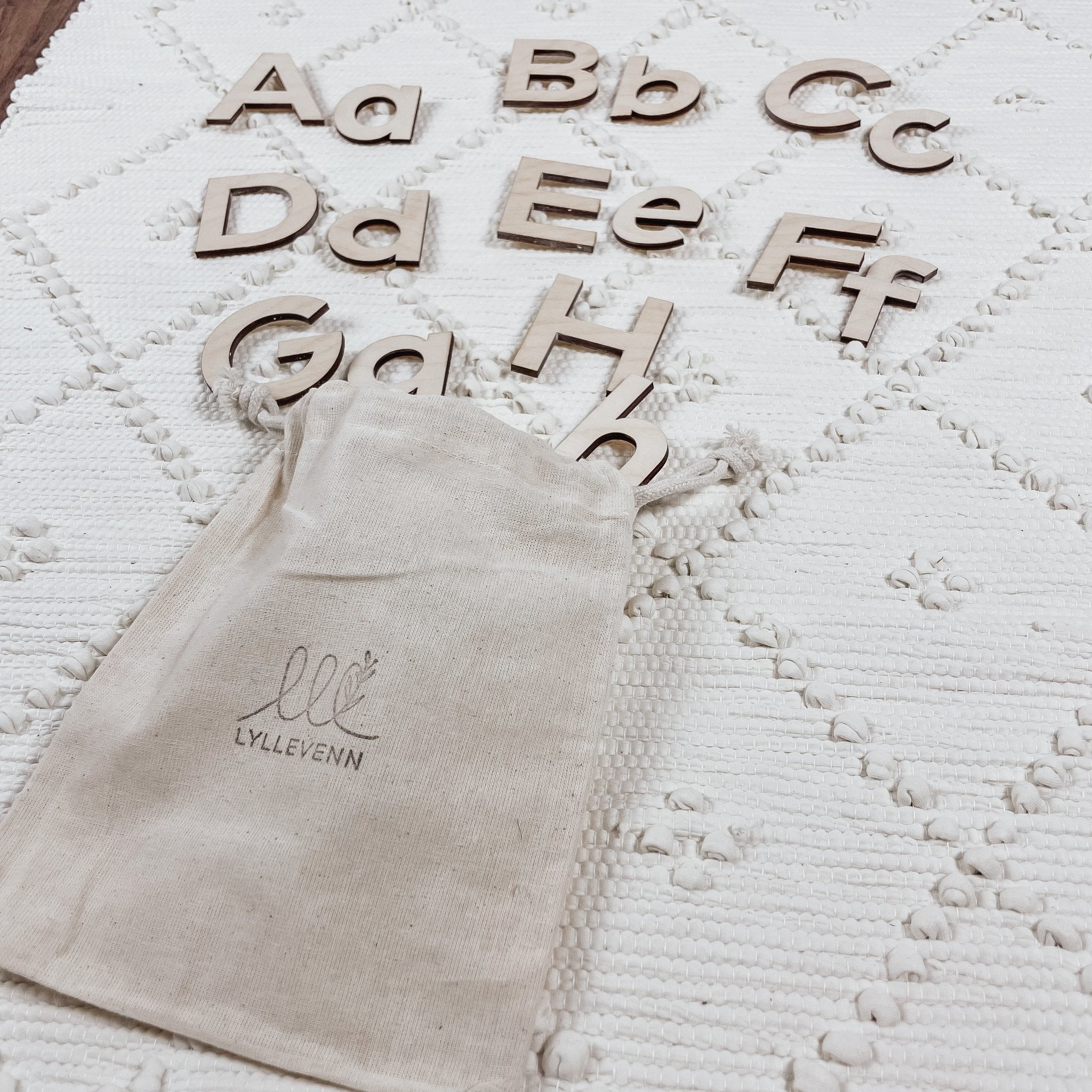 Lernspiel Set, Groß, - und Kleinbuchstaben I AaBbCc - lyllevenn