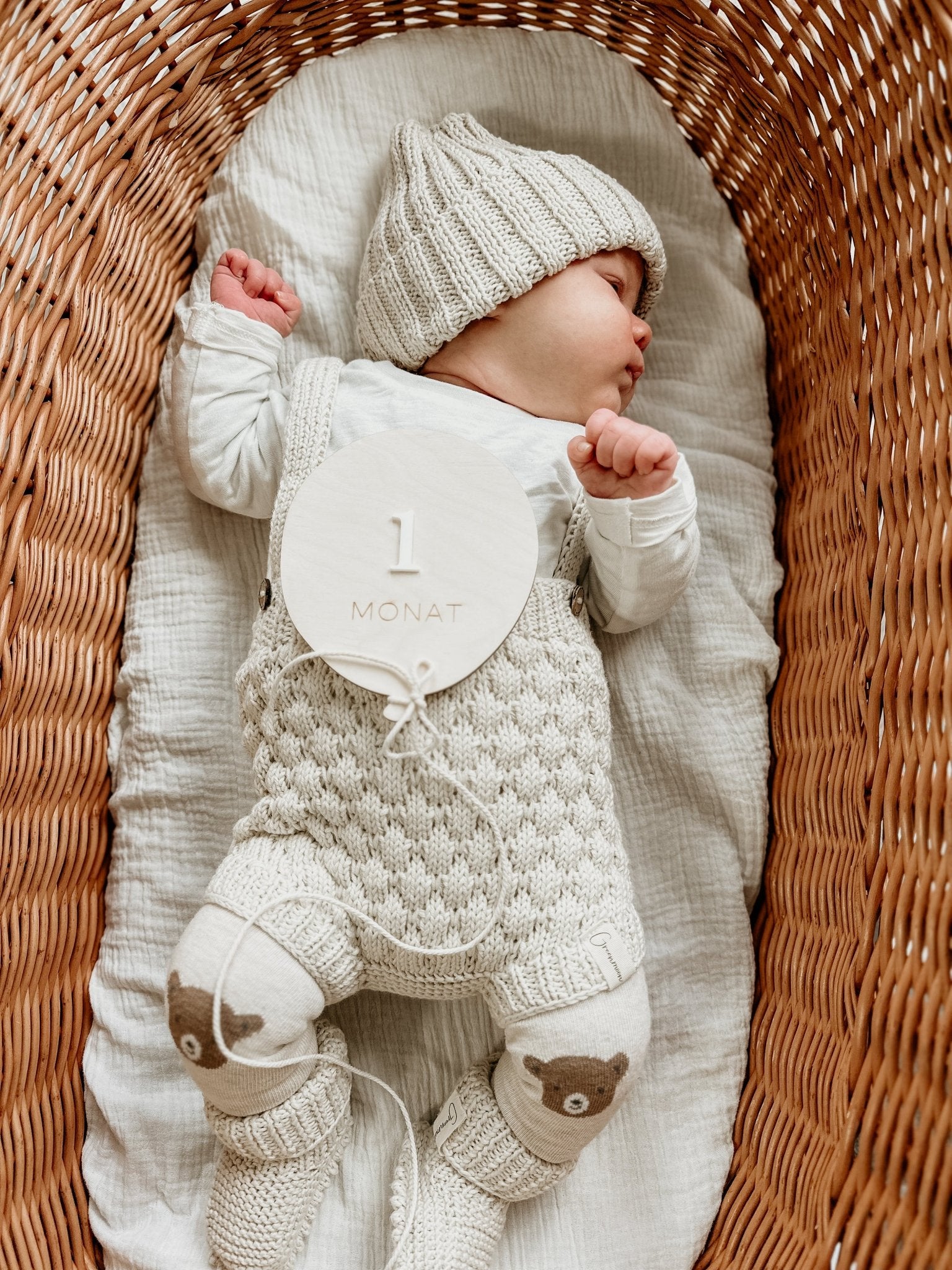 Meilensteine Newborn | Meilensteinkarten Baby | Babys erstes Jahr | Geschenk Geburt – LUFTBALLON - lyllevenn-store