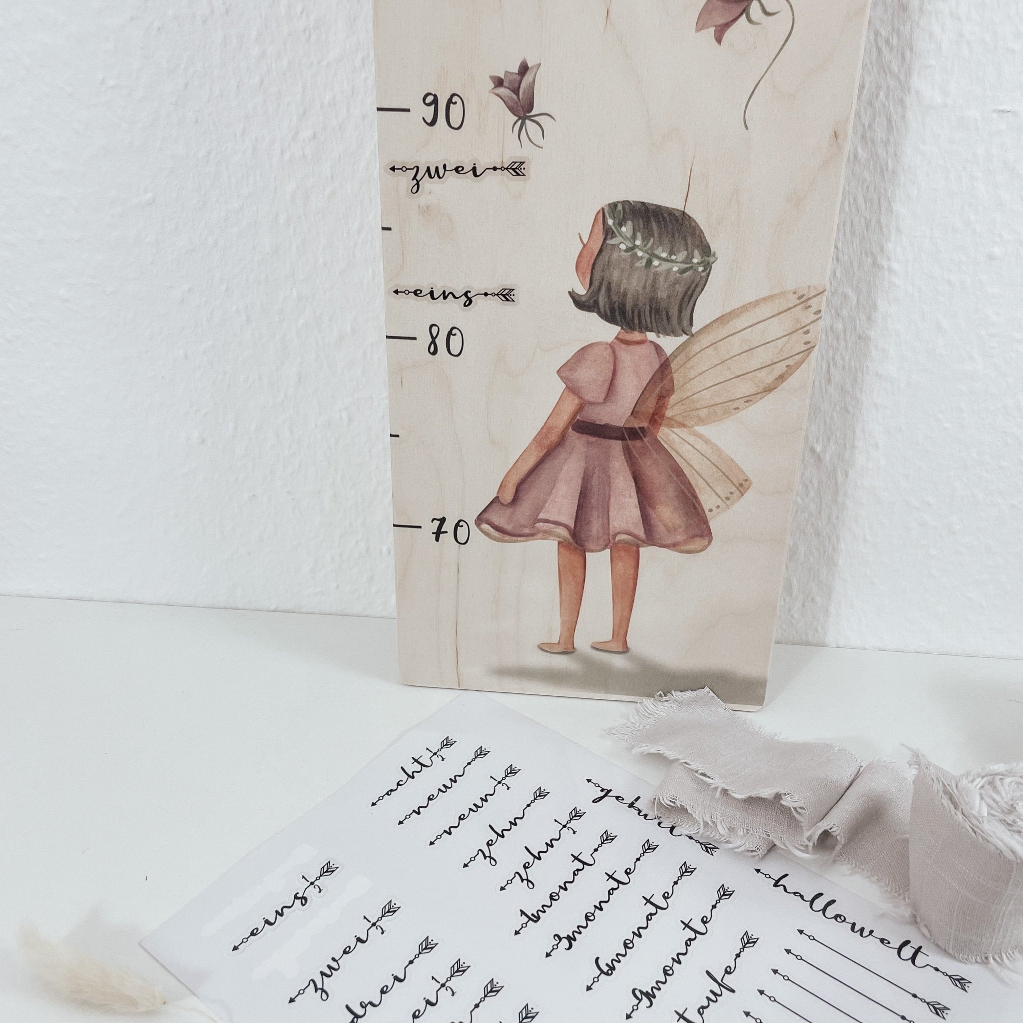 Meilensteinsticker RESTPOSTEN RECHTS | Sticker für Kindermesslatte - lyllevenn