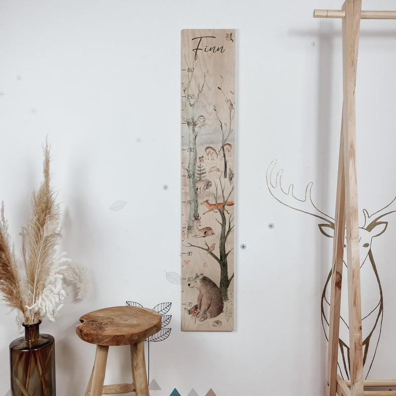 Messlatte | Holz | Kindermesslatte - scandinavian forest - lyllevenn-store