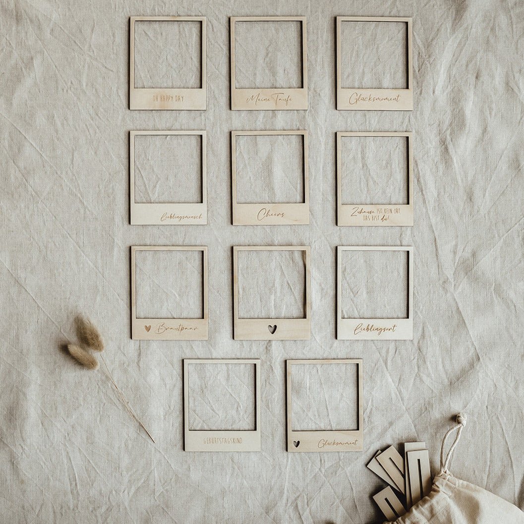 Polaroid Rahmen aus Holz - 3er Set - lyllevenn