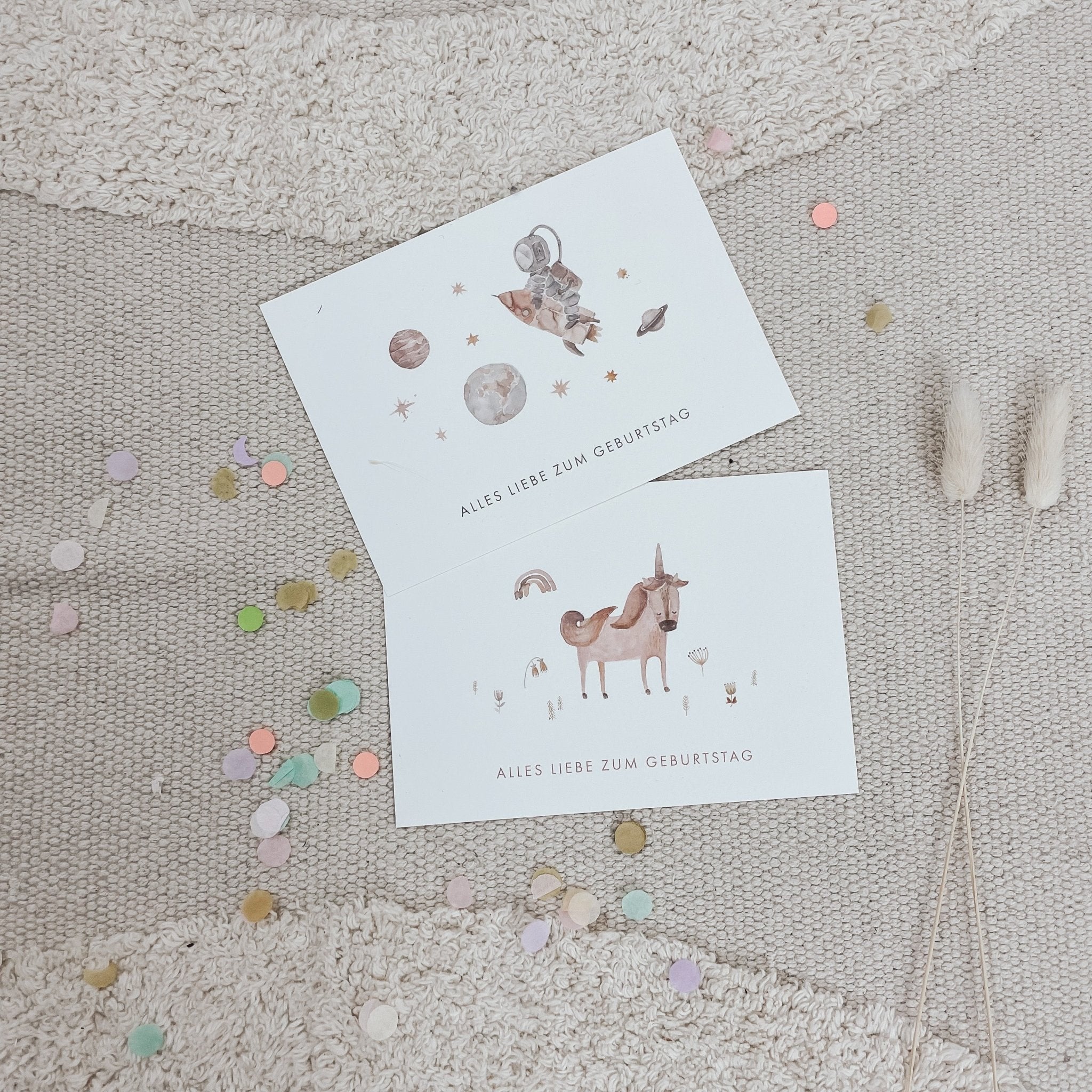 Postkarte Geburtstag – WELTALL - lyllevenn