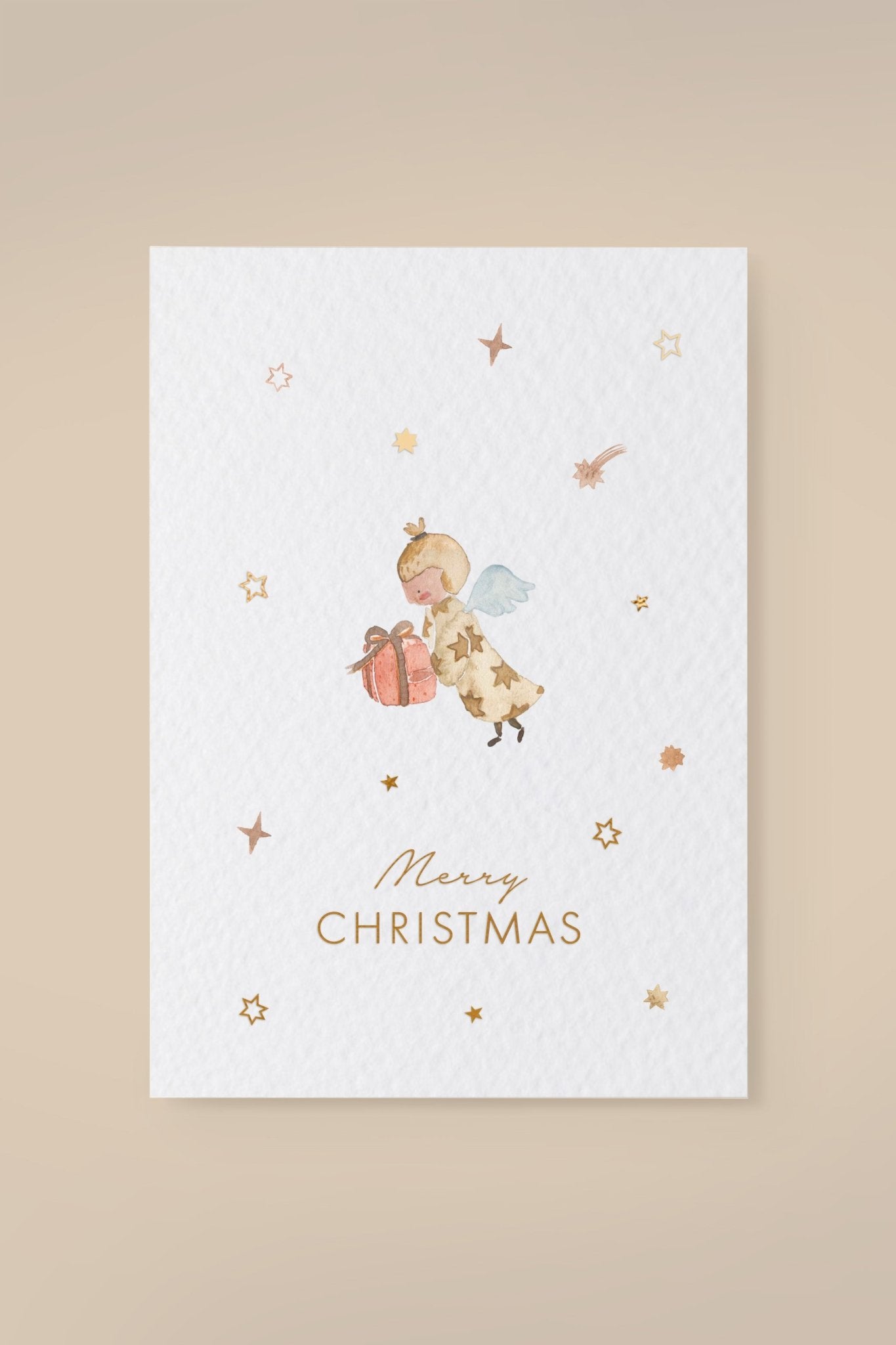 Postkarte | Weihnachten | Engel - Merry Christmas - lyllevenn-store