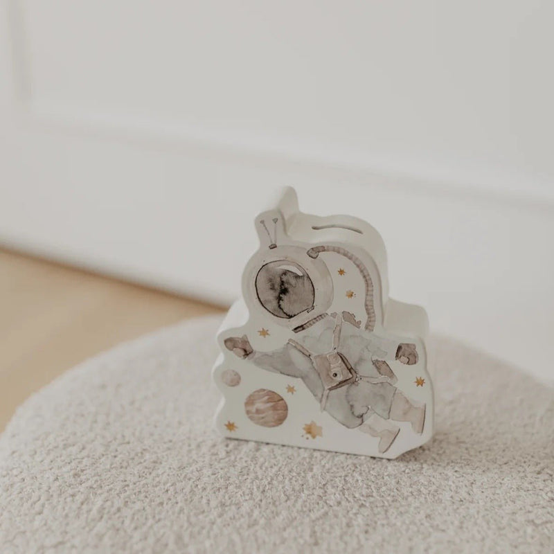 Spardose aus Holz | Sparschwein | Astronaut | Einhorn - lyllevenn-store
