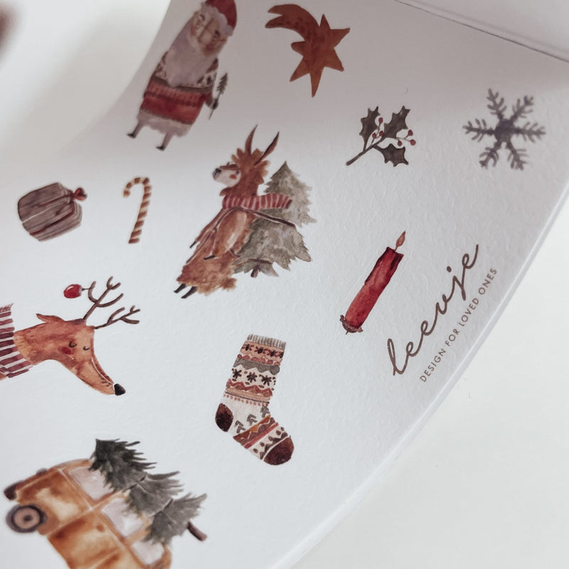 Sticker-Set | X-MAS | Aufkleber - Weihnachten - lyllevenn-store