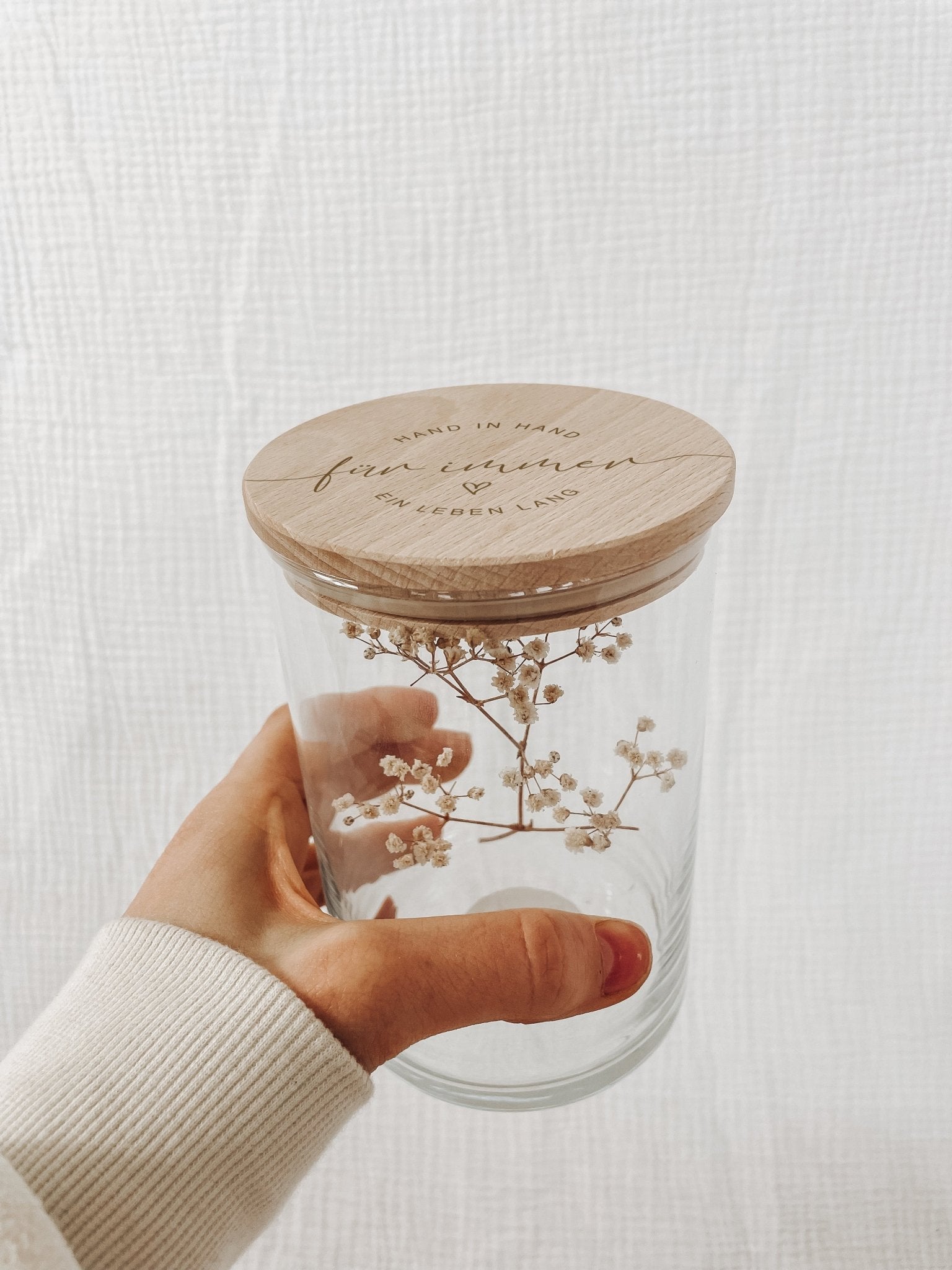 Vorratsglas, für immer, Gast Geschenk, Hochzeitsgeschenk - HOCHZEIT - lyllevenn-store