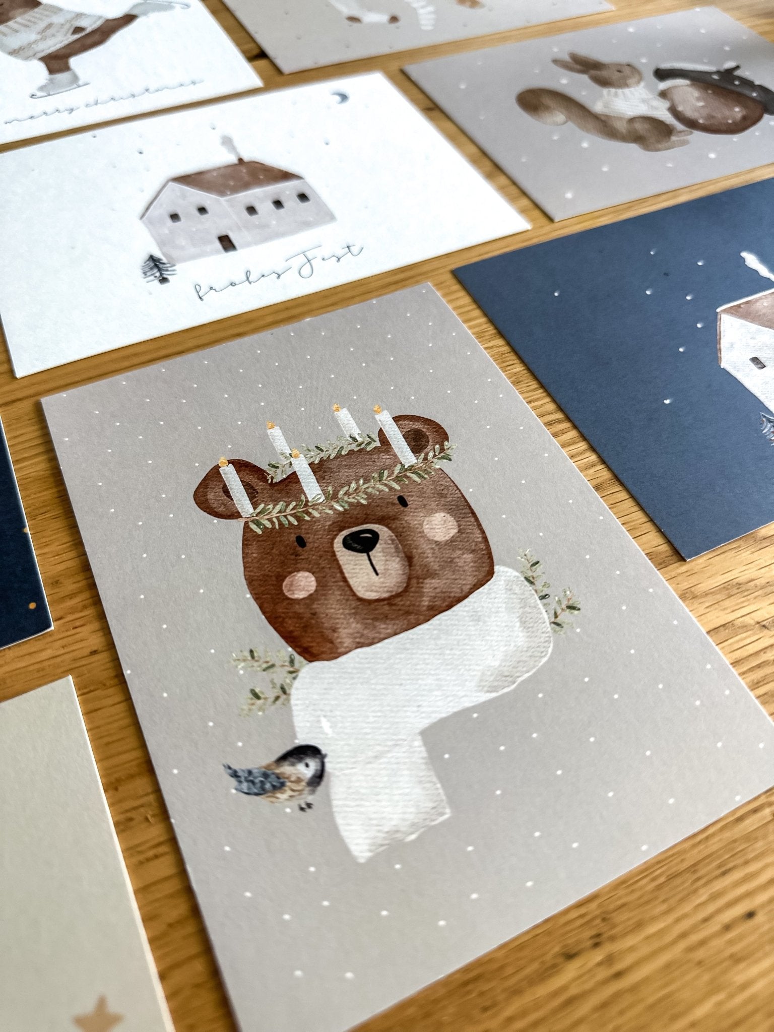 Weihnachtskarten | Postkarten | Gruß | verschiedene Designs - lyllevenn-store