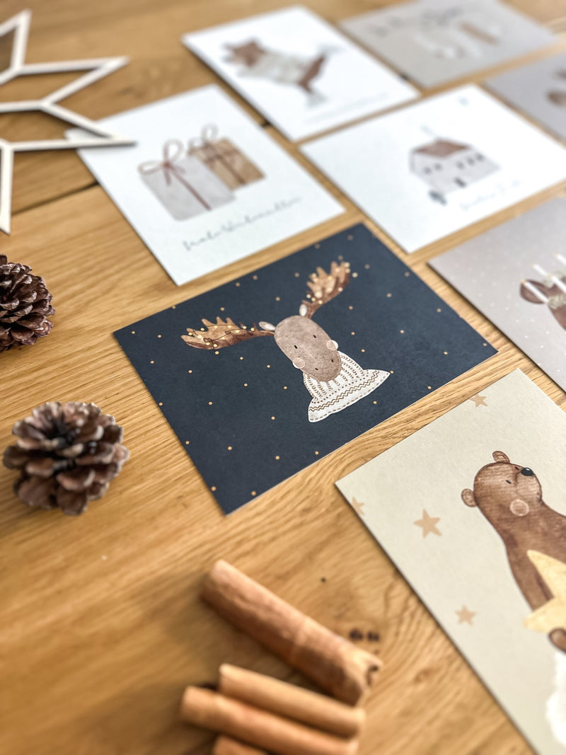 Weihnachtskarten | Postkarten | Gruß | verschiedene Designs - lyllevenn-store