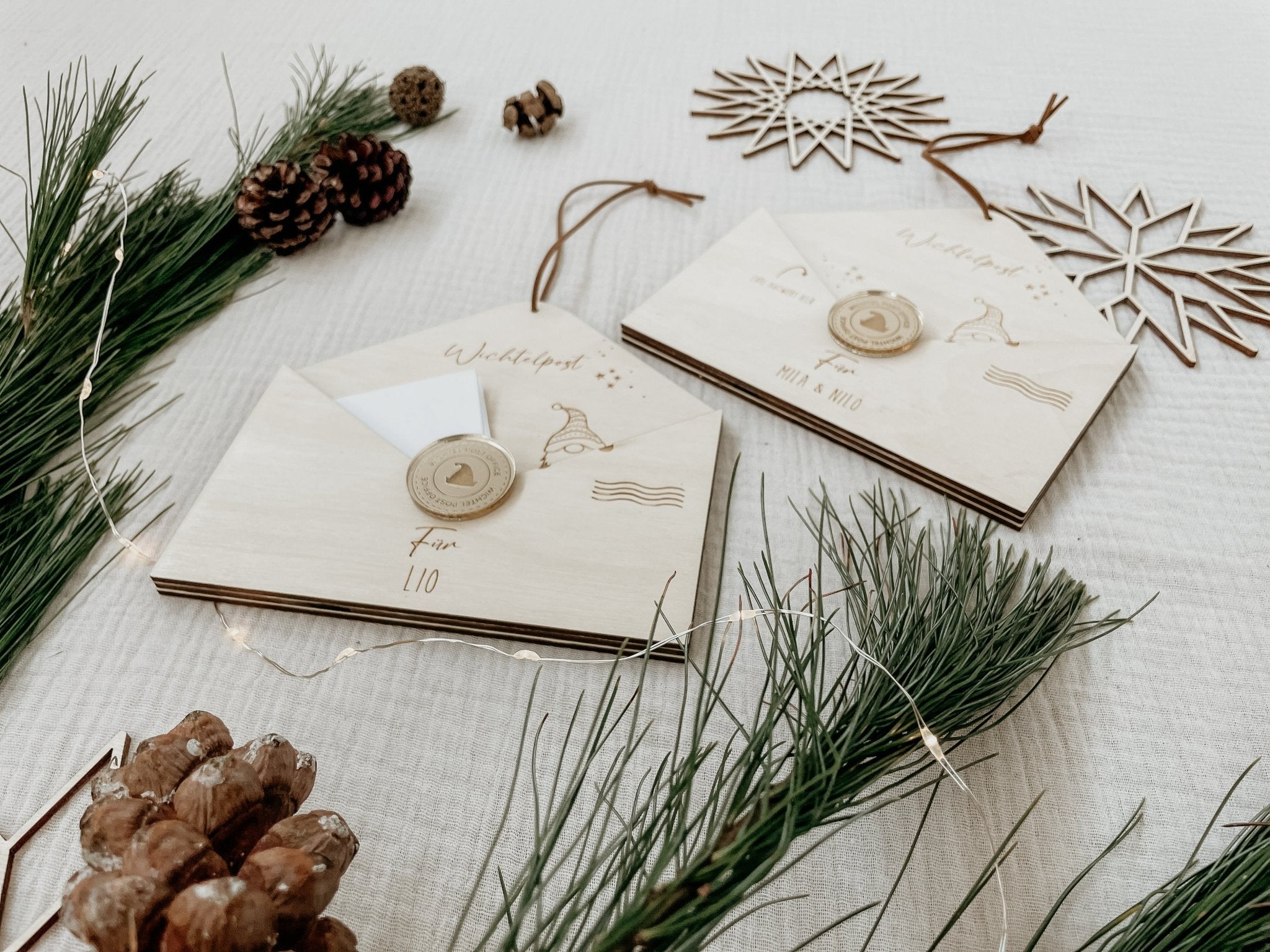 Wichtelpost Briefumschlag, Wichtelbriefe für die Kinder, Wichtel Brauch zur Weihnachtszeit - lyllevenn-store