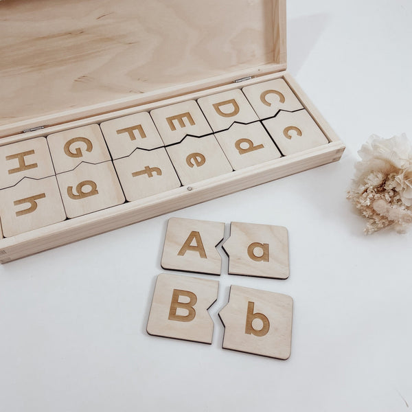 Zuordnungspuzzle | Buchstaben | Groß,- und Kleinschreibung – LETTERS - lyllevenn-store